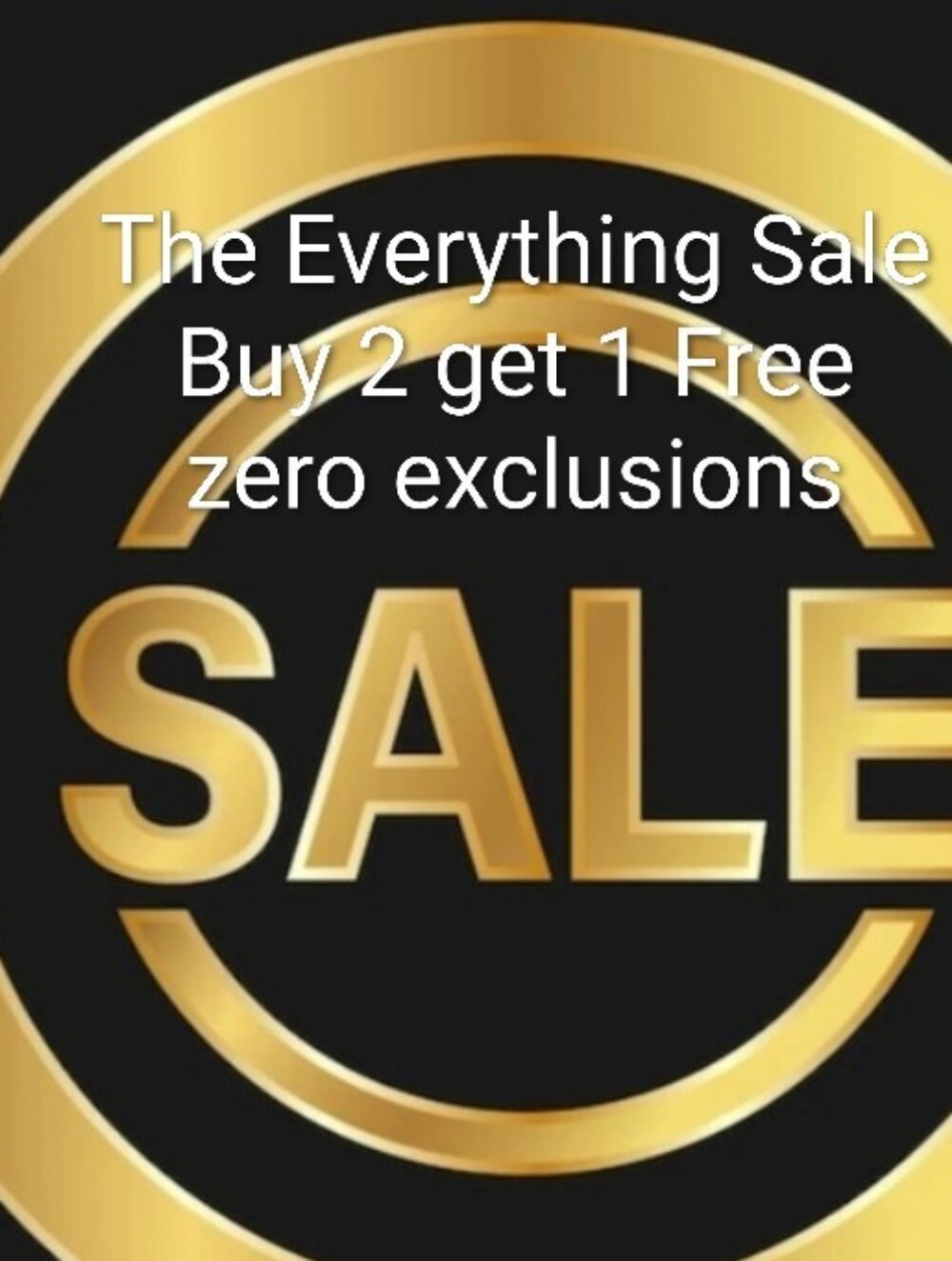 Sale Buy 2 Items Get 1 Free